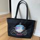 Disney Bags | Disney Cinderella Embroidered Bag - Black Purse With Sequins + Fairy Godmother | Color: Black | Size: Os