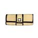 Kate Spade Bags | Kate Spade Dark Brown Leather Trimmed Beige Woven Straw Clutch Gold Twist Toggle | Color: Brown/Tan | Size: Os