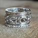 Coach Jewelry | Coach Silver Stacking Logo Rings Nwt | Color: Silver | Size: 7