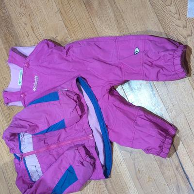 Columbia Jackets & Coats | Columbia Baby Snowsuit | Color: Pink/Purple | Size: 24mb