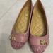 Michael Kors Shoes | Michael Kors Logo Moccasin Flats Size 7.5 New Without A Box | Color: Pink | Size: 7.5