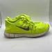 Nike Shoes | Nike Free 5.0 Athletic Running Shoes Sneakers Neon Yellow Womens Size 7 | Color: Yellow | Size: 7