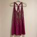 Free People Dresses | Nwot Free People Wine Red Dress With Gold Beading | Color: Red | Size: S