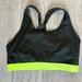 Nike Intimates & Sleepwear | Army Green/Neon Green Nike Sports Bra | Color: Green/Yellow | Size: M