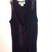 Michael Kors Dresses | Michael Kors Leather Strapped Black Dress Medium | Color: Black | Size: M