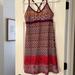 Athleta Swim | Athleta Swimsuit Style Dress. Size M. Adjustable Straps And Swimsuit Material. | Color: Purple/Red | Size: M