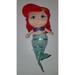 Disney Toys | Ariel Plush 12" Disney Baby Little Mermaid Stuffed Animal Toy Kids Preferred | Color: Green/Red | Size: Osg
