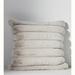 Anthropologie Accents | Anthropologie Puffer Faux Fur Pillow - Light Grey | Color: Silver | Size: Os