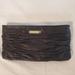 Michael Kors Bags | Michael Kors Webster Black Ruched Leather Clutch Crossbody Handbag New Nwot | Color: Black | Size: Os