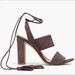 Madewell Shoes | Madewell Octavia Tassel Sandal In Wild Boar | Color: Gray/Purple | Size: 8