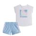 Adidas Matching Sets | Adidas Girls 2 Pc Short / Shirt Set | Color: Blue/White | Size: 24mb