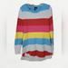 Free People Sweaters | Free For All Free People Medium Striped Knee Length Sweater Dress/Long Sweater | Color: Blue/White | Size: M