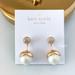 Kate Spade Jewelry | Kate Spade Earrings Gold Pearl Earrings | Color: Gold/White | Size: Os