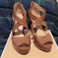 Michael Kors Shoes | Michael Kors Ariel Platform Sandal | Color: Brown | Size: 9.5