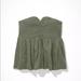 American Eagle Outfitters Tops | Ae Smocked Babydoll Tube Top | Color: Green | Size: Xxl