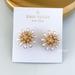 Kate Spade Jewelry | Kate Spade White Flower Earrings | Color: Gold/White | Size: Os