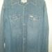 American Eagle Outfitters Jackets & Coats | American Eagle Outfitters Jean Shirt Jacket Size Xl Vintage | Color: Blue/White | Size: Xl