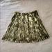 Anthropologie Skirts | Anthropologie Maeve Crushed Velvet Circle Skirt Sz 10 | Color: Green | Size: 10