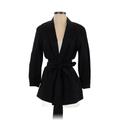 Lafayette 148 New York Jacket: Below Hip Black Solid Jackets & Outerwear - Women's Size Small