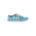 Vans Sneakers: Blue Print Shoes - Women's Size 7 - Almond Toe