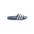 Adidas Sandals: Slip On Platform Boho Chic Blue Stripes Shoes - Women's Size 9 - Open Toe
