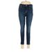 Lucky Brand Jeggings - High Rise: Blue Bottoms - Women's Size 8 - Dark Wash