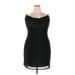 Urban Outfitters Casual Dress - Mini: Black Solid Dresses - Women's Size 2X-Large