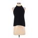 Zara Sleeveless Blouse: Black Tops - Women's Size X-Small