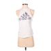 Adidas Active Tank Top: White Activewear - Women's Size X-Small