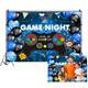 Yeele 10x8ft Game Night Theme Backdrop for Photography Large Fabric Black Blue Controller Gamepad Graffiti Neon Gaming Party Sign Poster Background Kids Boys Playroom Birthday Party Decorations