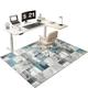 Office Chair Mat for Carpet Floors, Gaming Chair Mat for Hardwood Floors, Desk Chair Mat for Low Pile Carpet, Multi-Purpose Large Desk Chair Mat 120 x 150 cm, Easy Glide Carpet Protector Chair Mat