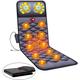 CHDGYK Heating Pad Full Body Massage Mat with Heat-Back Massage Chair Pad ?- rming Bed Vibrating Pad Cushion with 10 Vibrating Motors Relieves Stress or Tension Fm Shoulder Back Mas