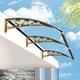 Front Door Canopy Outdoor Awning Porch Canopy Outdoor Awning Patio awnings Modern Door Canopy Awning Rain Canopy,Outdoor Awning Garden Canopy Wall Gazebo Porch Awning,Arched Door Awning Soundproofing