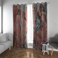 TOANGWALL Pablo Picasso Style Blackout Curtains for Living Room Bedroom Home Decor Les Demoiselles D'avignon Pencil Pleat Window Drapes 2 Panels W90xL108in
