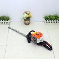 24" Dual Sided Cordless Hedge Trimmer, 26CC Gas Powered Weed Trimmer, 2-Stroke Cold Gas Engine Handheld Brush Cutter Grass Shrub Trimmer Chainsaw Hedge Pruner Orange