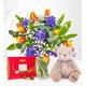 Hyacinth & Tulips Charm Gift -Fresh Cut Flowers -Flower Gifts – Gifts For Mum – Flowers and gifts – Birthday Flowers - Flowers - Next Day Flowers – Mum Gift