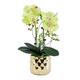 Decor Artificial Flowers With Vase Artificial Flowers Phalaenopsis With Planter Large Artificial Orchid In Vase Fake Flower For Living Room Arrangements Faux Flowers Arrangements Ornaments small gift