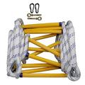 Agashi Safety Rope Ladder, Fire Escape Ladders for Home Climbing Fire Escape Emergency Evacuation for Climbing Frame 2/3/4 Storey/18M/59Ft