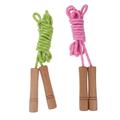 POPETPOP 10 Pcs Jump Elastic Band Outdoor Activities Sourkout Smooth Jump Rope Wooden Jump Rope Toys for Childrens Toys Adjustable Skip Rope Speed Jump Rope Wear-resistant Skip Rope