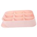 MAGICLULU 4pcs Compartment Storage Box Socks Wall Storage Clothing Storage Rack Storage Drawers for Clothes Drawer Organizer Clothes Dresser Drawers Wall Hanging Student Pink Pp Sock Rack