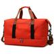 HJGTTTBN Travel Bags Weekend Bag Nylon Travel Bag Men Overnight Duffle Bag Waterproof Cabin Luggage Travel Big Tote Crossbody Gym Bag (Color : Red)