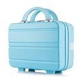 AQQWWER Luggage Set Luggage Set Travel Suitcase Trolley Luggage Bag ;Carry On Cabin Rolling Luggage Spinner Wheels Women Trolley Case (Color : Blue)