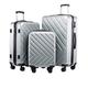 AQQWWER Luggage Set Travel Suitcase On Wheels,Trolley Luggage Sets,Carry On Luggage,Suitcase Set,Cabin Rolling Luggage (Color : Schwarz, Size : 24")