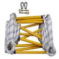 Agashi Safety Rope Ladder, Fire Escape Ladders for Home Climbing Fire Escape Emergency Evacuation for Climbing Frame 2/3/4 Storey/6M/20Ft