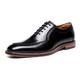 AQQWWER Mens Dress Shoes Leather Men's Shoes Party Formal Shoes Plus Size Casual Soft Shoes Casual Handmade Leather Shoes Business Formal Men's Shoes (Color : Schwarz, Size : 7)