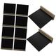 SHINEOFI 20 Pcs Message Board Wedding Signs The Sign Decorative Table Blackboard Mini Chalkboard Signs Chalkboards Mini Chalkboard Stands Chalk Signs Black Board Crafts Bamboo Country Style