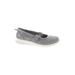 Cloudsteppers by Clarks Flats: Gray Marled Shoes - Women's Size 8 1/2 - Almond Toe