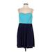 Lilka Casual Dress - A-Line Sweetheart Sleeveless: Blue Dresses - Women's Size Large