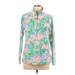 Lilly Pulitzer Track Jacket: Pink Jackets & Outerwear - Women's Size Large