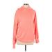 Aerie Pullover Hoodie: Pink Print Tops - Women's Size Large